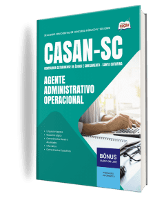 Combo CASAN 2026 - Agente Administrativo Operacional