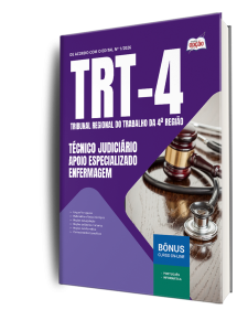 Apostila TRT4 2026 - Técnico Judiciário - Área Apoio Especializado - Especialidade Enfermagem
