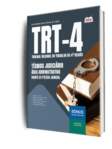 Apostila TRT4 2026 - Técnico Judiciário - Área Administrativa - Especialidade Agente de Polícia Judicial
