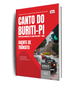 Apostila Prefeitura de Canto do Buriti-PI 2026 - Agente de Trânsito