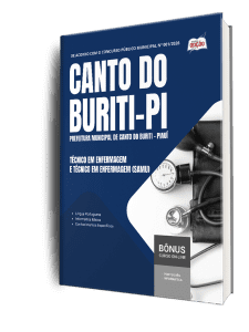 Apostila Prefeitura de Canto do Buriti-PI 2026 - Técnico em Enfermagem e Técnico em Enfermagem (SAMU)