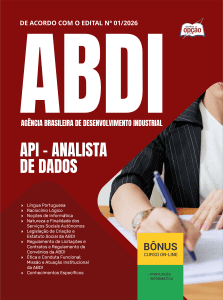Apostila ABDI 2026 - API - Analista de Dados