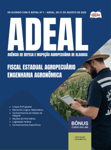 Apostila ADEAL 2026 - Fiscal Estadual Agropecuário - Especialidade: Engenharia Agronômica