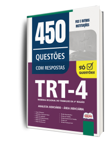 Combo TRT4 2026 - Analista Judiciário - Área Judiciária