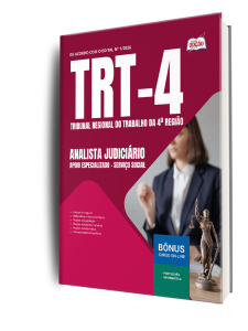 Combo TRT4 2026 - Analista Judiciário - Área Apoio Especializado - Especialidade Serviço Social