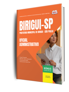 Apostila Prefeitura de Birigui-SP 2026 - Oficial Administrativo