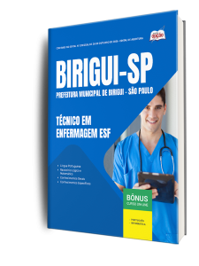 Apostila Prefeitura de Birigui-SP 2026 - Técnico em Enfermagem ESF