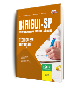 Apostila Prefeitura de Birigui-SP 2026 - Técnico em Nutrição