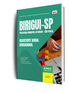 Apostila Prefeitura de Birigui-SP 2026 - Assistente Social Educacional