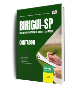 Apostila Prefeitura de Birigui-SP 2026 - Contador