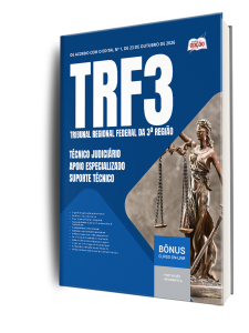 Apostila TRF3 2026 - Técnico Judiciário - Apoio Especializado - Especialidade: Suporte Técnico