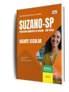 Apostila Prefeitura de Suzano-SP 2026 - Agente Escolar
