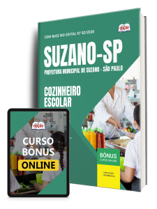 Apostila Prefeitura de Suzano-SP 2026 - Cozinheiro Escolar