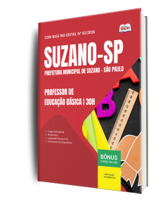 Apostila Prefeitura de Suzano-SP 2026 - Professor de Educação Básica I 30h