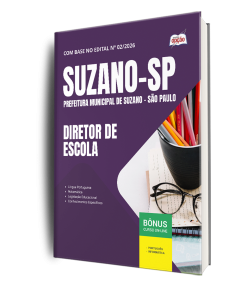Apostila Prefeitura de Suzano-SP 2026 - Diretor de Escola