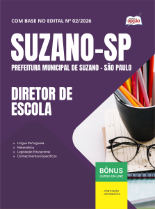 Apostila Prefeitura de Suzano-SP 2026 - Diretor de Escola