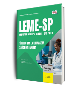 Apostila Prefeitura de Leme-SP 2026 - Técnico em Enfermagem - Saúde da Família