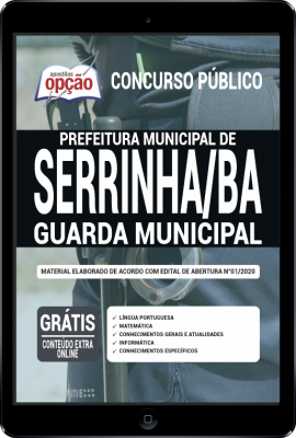 Apostila Prefeitura de Serrinha-BA PDF - Guarda Municipal
