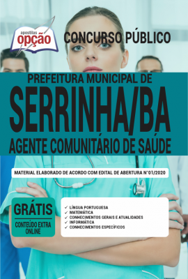 Apostila Prefeitura de Serrinha - BA - Agente Comunitário de Saúde