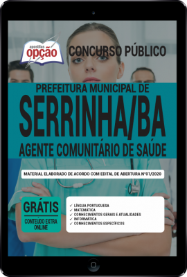 Apostila Prefeitura de Serrinha - BA PDF - Agente Comunitário de Saúde