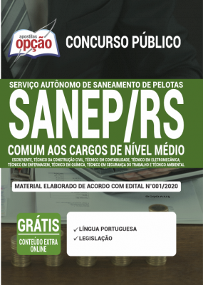 Apostila SANEP-RS - Comum aos Cargos de Nível Médio