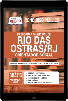 Apostila Prefeitura de Rio das Ostras-RJ PDF - Orientador Social