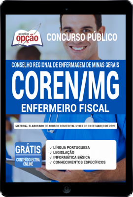 Apostila COREN-MG em PDF - Enfermeiro Fiscal -