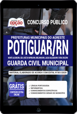 Apostila Prefeitura do Agreste Potiguar - RN PDF - Guarda Civil Municipal
