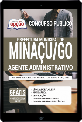 Apostila Prefeitura de Minaçu - GO PDF - Agente Administrativo