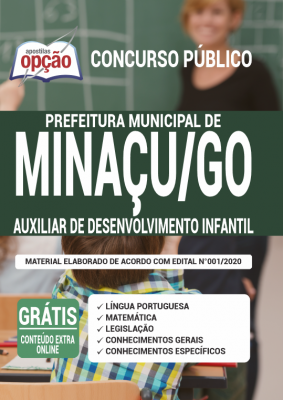 Apostila Prefeitura de Minaçu - GO - Auxiliar de Desenvolvimento Infantil