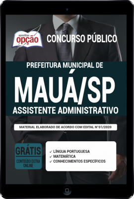 Apostila Prefeitura de Mauá - SP PDF - Assistente Administrativo I