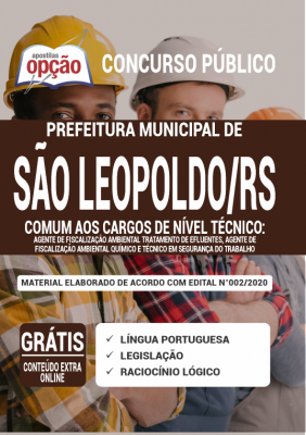 Apostila Prefeitura de São Leopoldo - RS - Comum aos Cargos de Nível Técnico