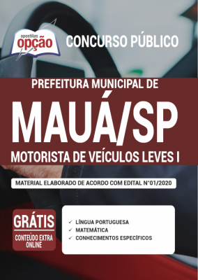 Apostila Prefeitura de Mauá - SP - Motorista de Veículos Leves I