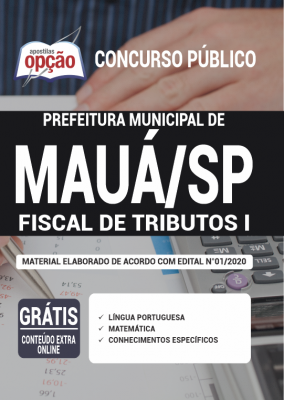 Apostila Prefeitura de Mauá - SP - Fiscal de Tributos I