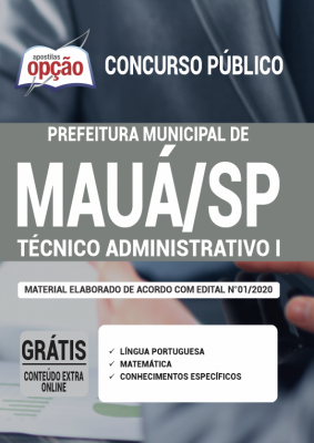 Apostila Prefeitura de Mauá - SP - Técnico Administrativo I