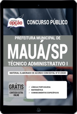 Apostila Prefeitura de Mauá - SP PDF - Técnico Administrativo I