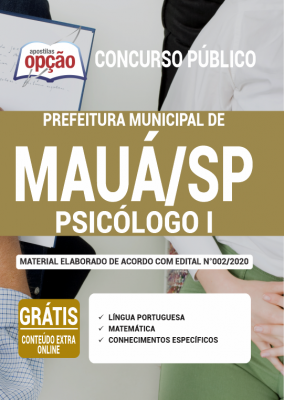 Apostila Prefeitura de Mauá - SP - Psicólogo I