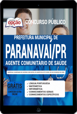 Apostila Prefeitura de Paranavaí - PR PDF - Agente Comunitário de Saúde