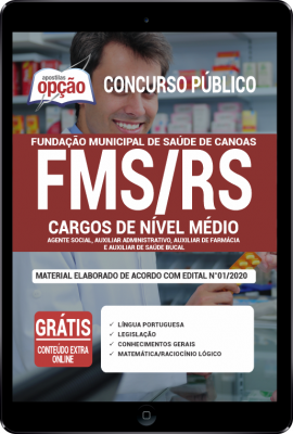 Apostila FMS-RS em PDF - Comum aos Cargos de Nível Médio -