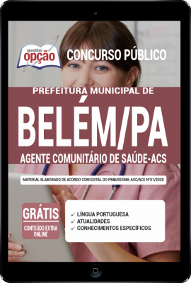 Apostila Prefeitura de Belém - PA em PDF - Agente Comunitário de Saúde - ACS -