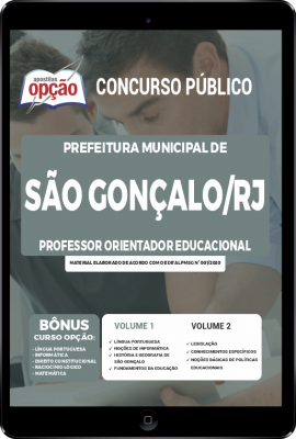 Apostila Prefeitura de São Gonçalo - RJ em PDF - Professor Orientador Educacional