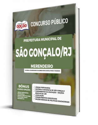 Apostila Prefeitura de São Gonçalo - RJ - Merendeiro