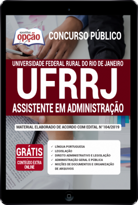 Apostila UFRRJ em PDF - Assistente em Administração -