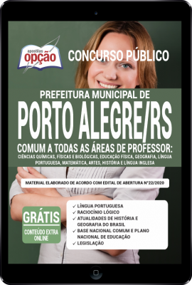 Apostila Prefeitura de Porto Alegre - RS em PDF - Comum a Todas as Áreas de Professor -