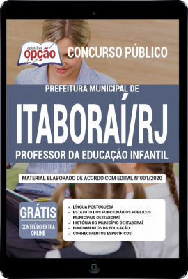 Apostila Prefeitura de Itaboraí -RJ em PDF - Professor da Educação Infantil -