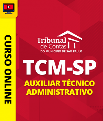 Português para TCM-SP - Auxiliar Técnico de Fiscalização: Suporte Administrativo