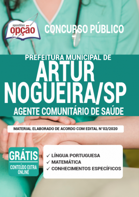 Apostila Prefeitura de Artur Nogueira - SP - Agente Comunitário de Saúde