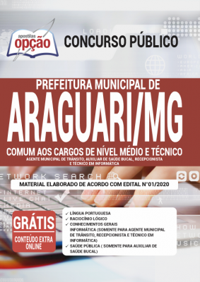 Apostila Prefeitura de Araguari - MG - Comum aos Cargos de Nível Médio e Técnico