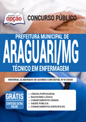 Apostila Prefeitura de Araguari - MG - Técnico em Enfermagem