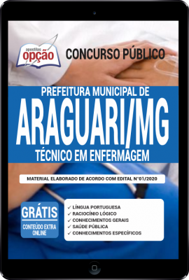 Apostila Prefeitura de Araguari - MG em PDF - Técnico em Enfermagem -